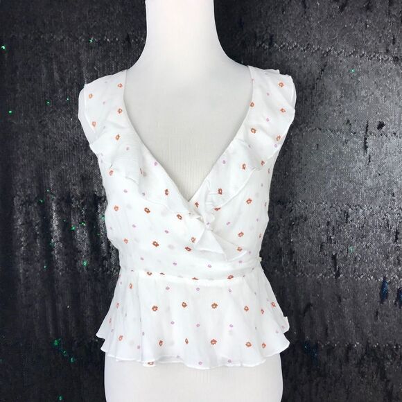 Free People Tops - NWT Free People Ruffle floral top